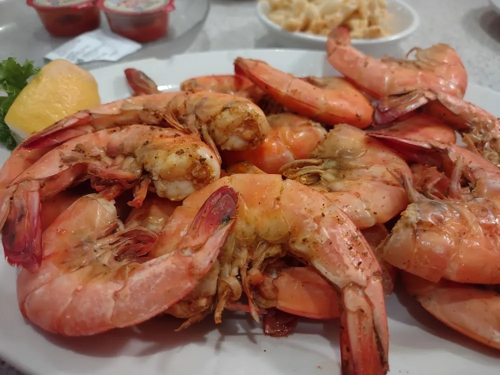 Freshly Steamed Shrimp